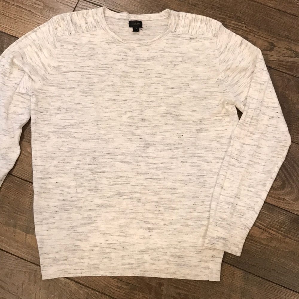 J.Crew Light Grey Heathered Sweater - Picture 1 of 2